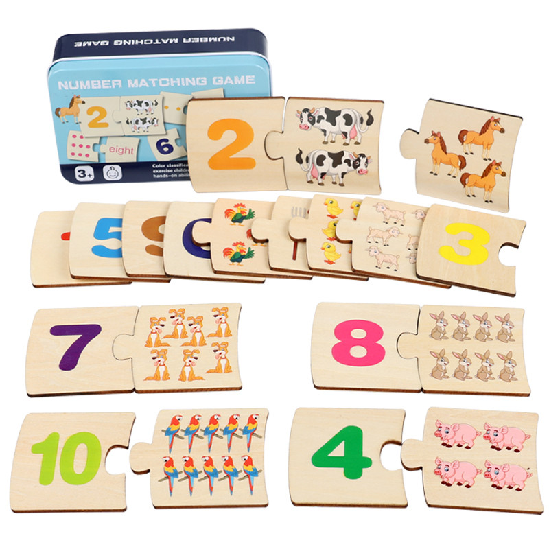 Board Game Ideas - Papan Puzzle Kayu Bentuk Hewan dan