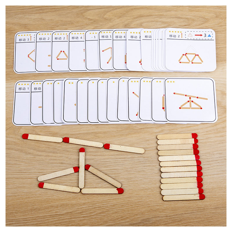 Board Game Ideas - Montessori Pertandingan Teka-teki Permainan Kayu Mainan