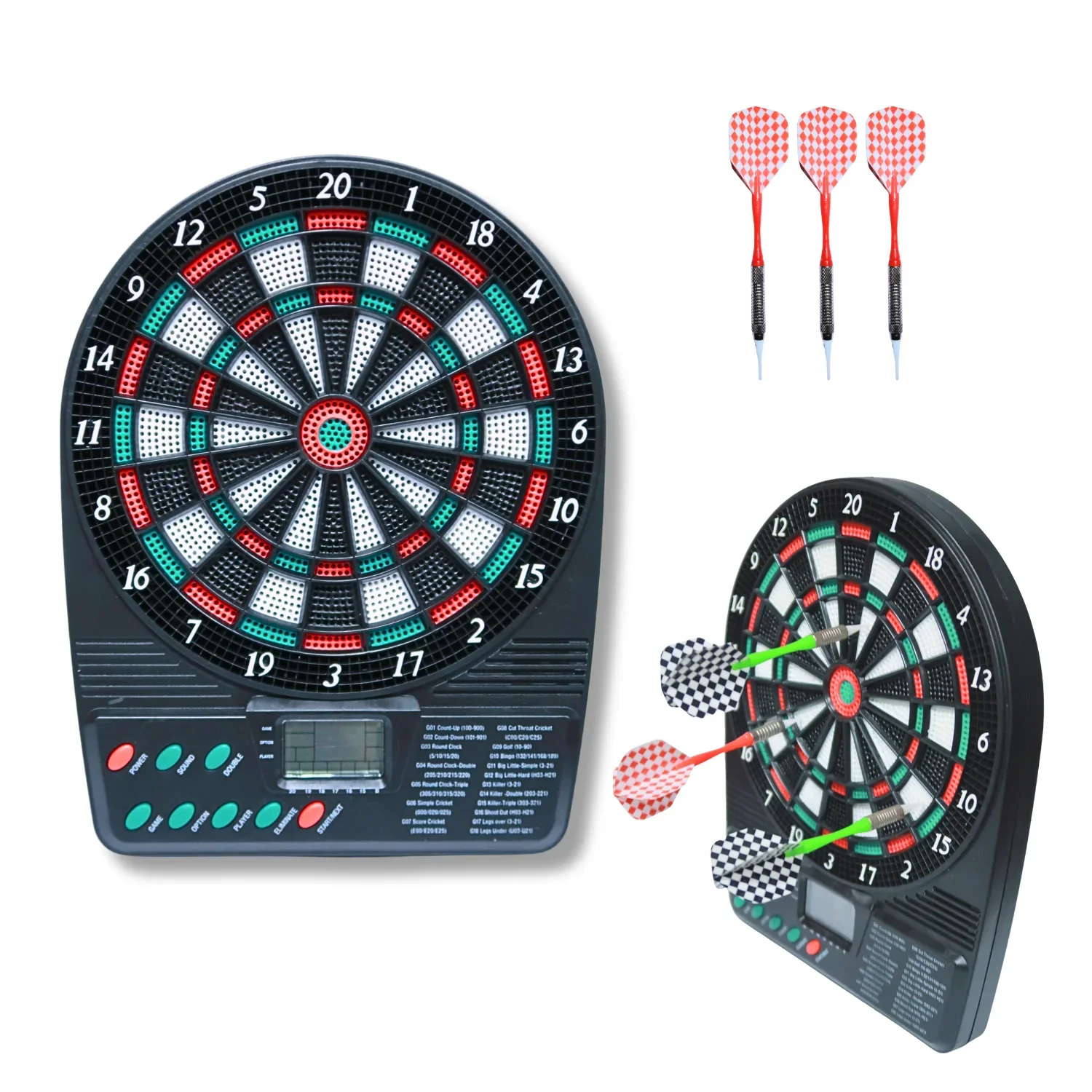 Board Game Digital - Papan Dart Elektronik Portabel - Desain