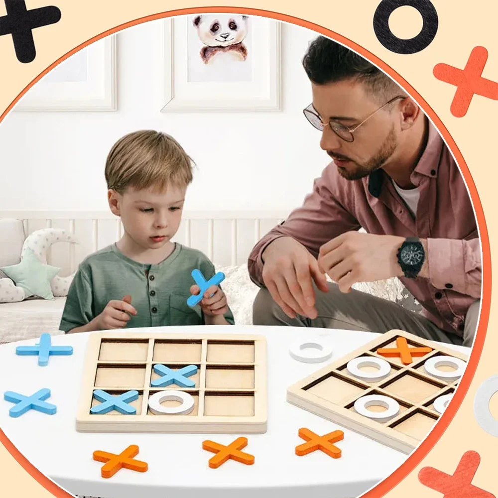 Kayu XO Tic Tac Toe Game Mini  - Board Game Ideas ulasan dan harga