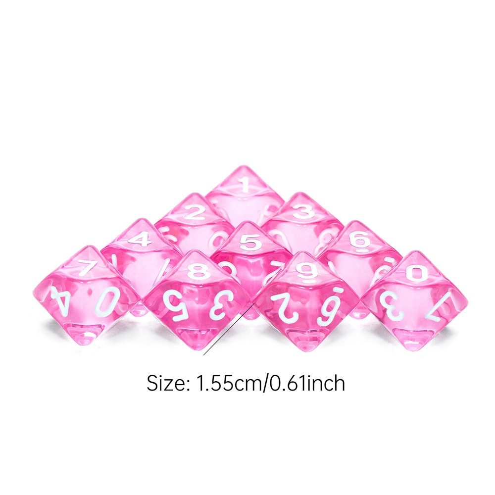 Permainan Papan Dadu D10 10pcs - Board Game Digital ulasan dan harga