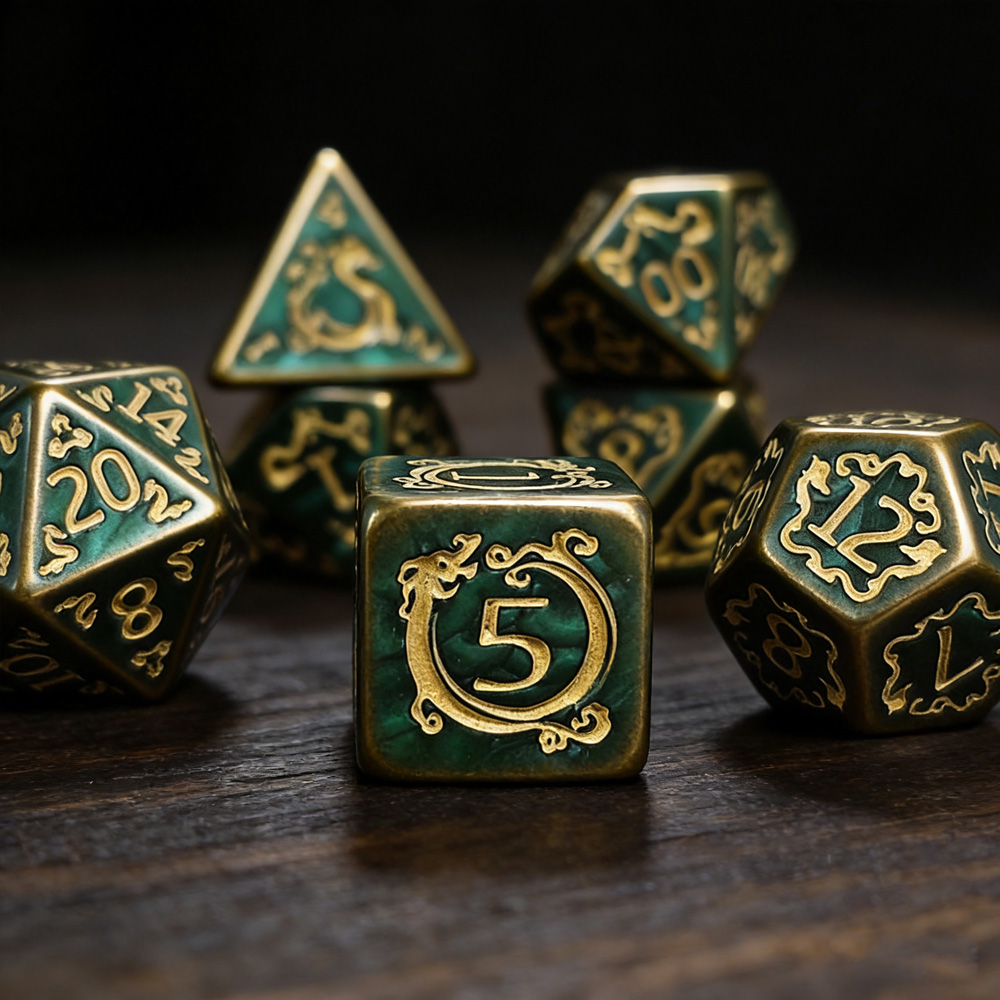 DND Dice 7Pcs/set Dadu Polihed - Board Game Pandemic ulasan dan harga