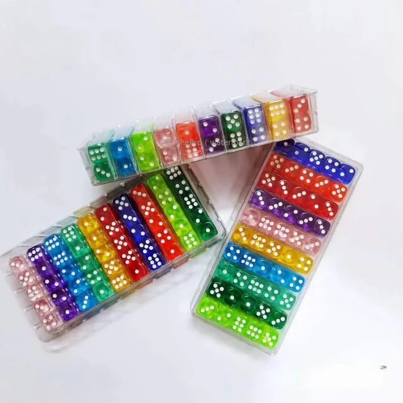 100 Buah Dadu Akrilik Berwarna - Board Game Digital ulasan dan harga