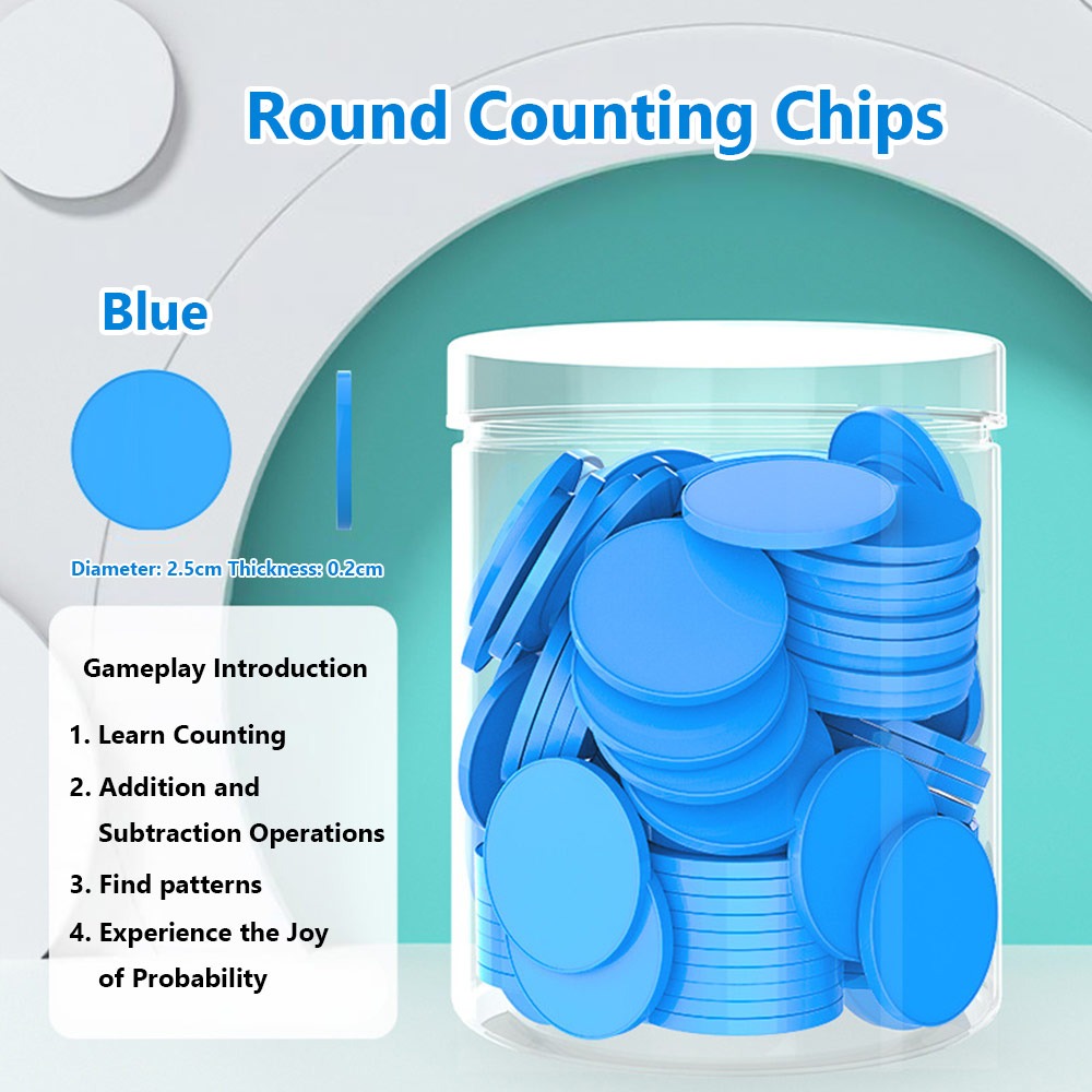 100 Buah Chip Penghitung Plast - Board Game Harvest ulasan dan harga