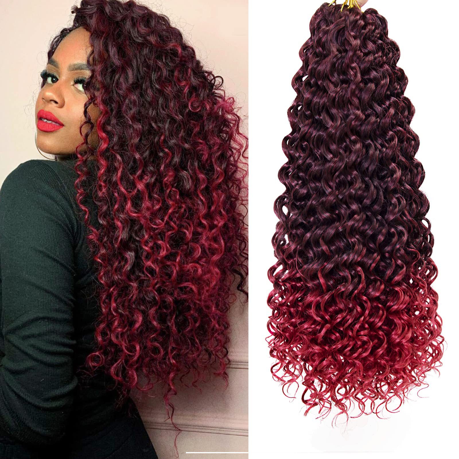 Rambut Sintetis GoGo Curly 18  - Board Game Yogi ulasan dan harga