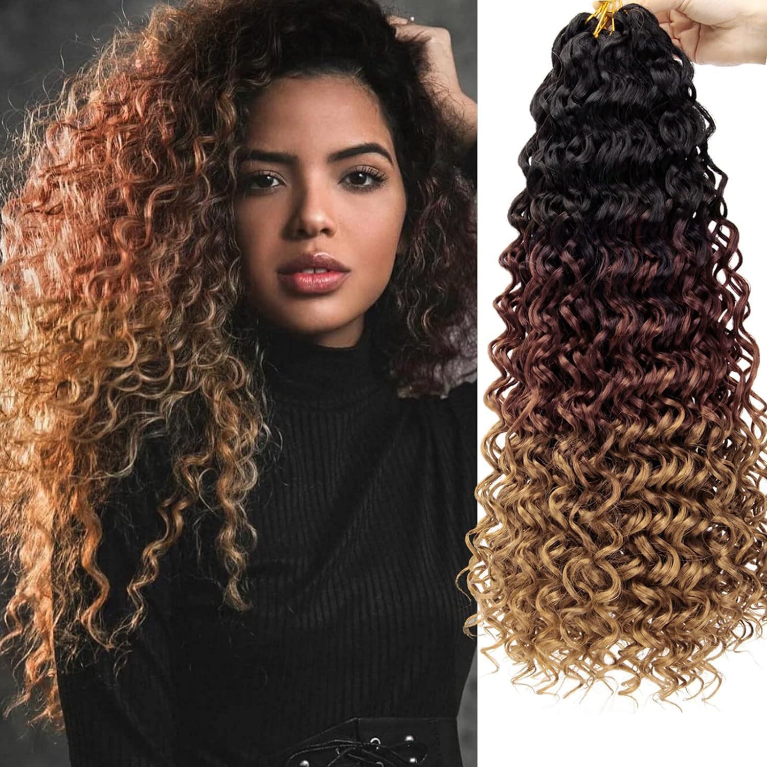 Rambut Sintetis GoGo Curly 18  - Board Game Yogi ulasan dan harga