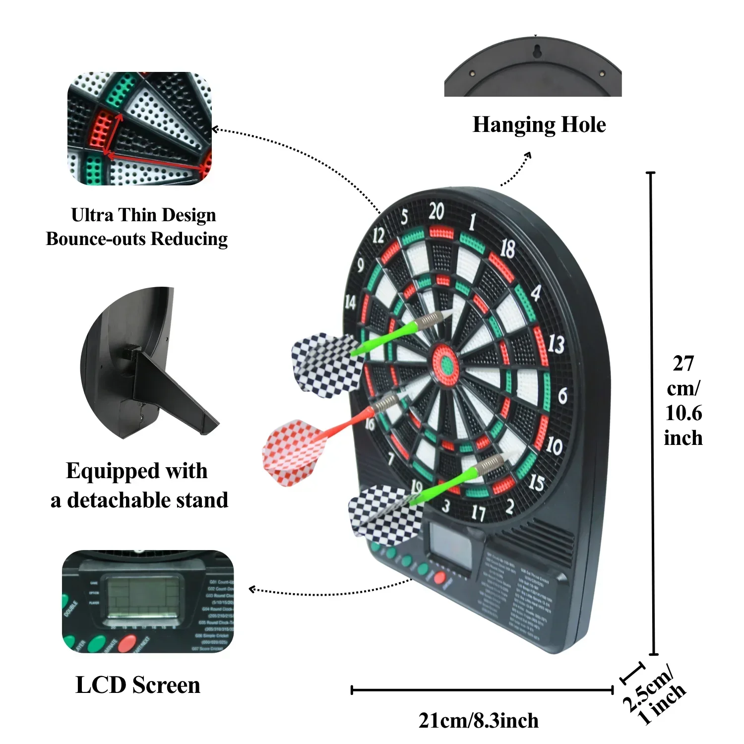 Papan Dart Elektronik Portabel - Board Game Digital ulasan dan harga